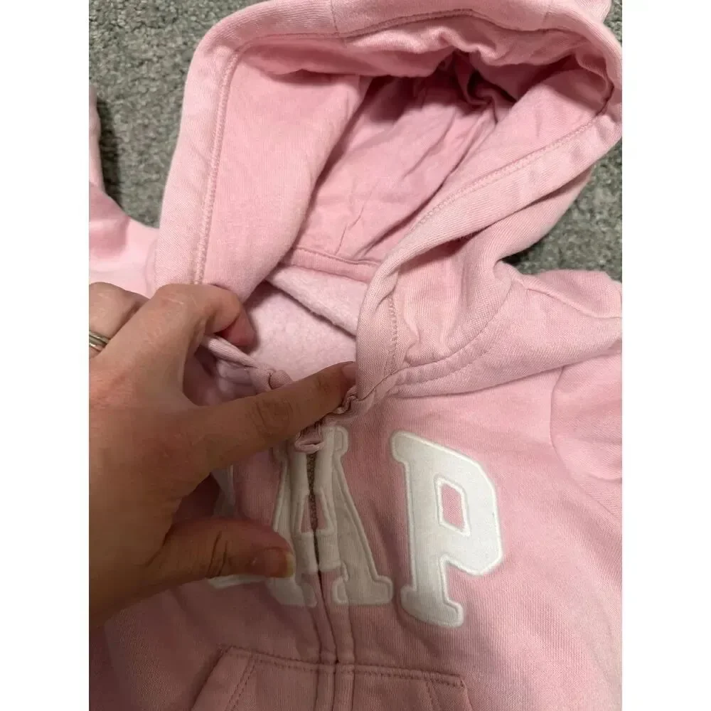 GAP Baby Bear Sweatshirt Bodysuit Pink Size 6-12 Month